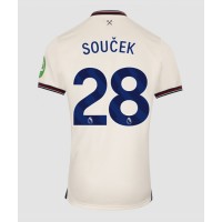 Stroje piłkarskie West Ham United Tomas Soucek #28 Koszulka Wyjazdowej 2025-26 Krótki Rękaw
